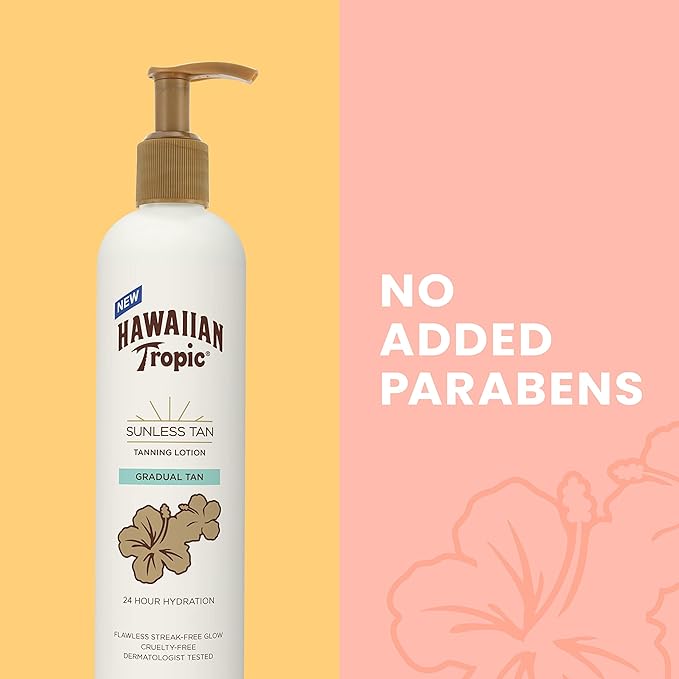 Hawaiian Tropic Aloha Glow Gradual Self Tanning Lotion, 12.6 fl oz | Sunless Tanning Lotion Self Tanner, 12.6 fl oz