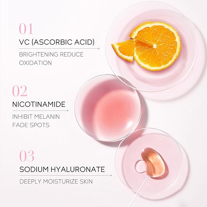 4pcs Travel Set Sakura Face Care Set,Gift Set with Cleanser,Toner,Face Cream,Sunscreen - Face Care Set for Teen Girls Beauty Products For Women