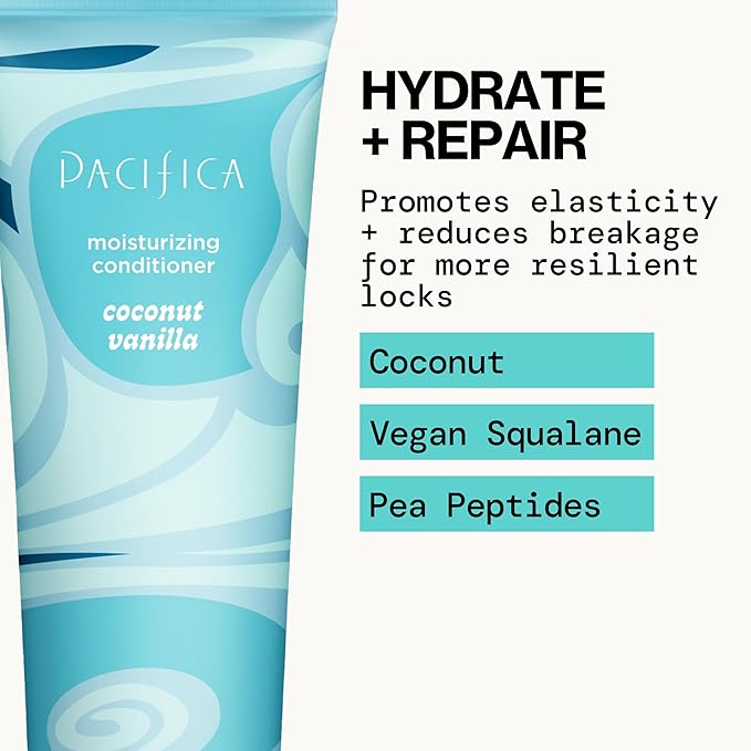 Pacifica Conditioner Moisturizing Coconut Vanilla, 8 Fl Oz