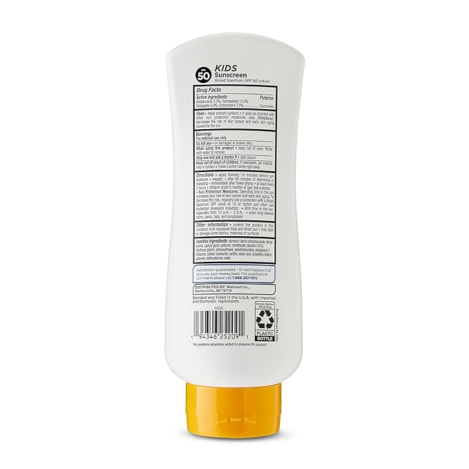 Sunscreen Kids lotion SPF 50 - Broad Spectrum, 8 fl oz (Pack of 1), Boxed By Fusion Shop Store