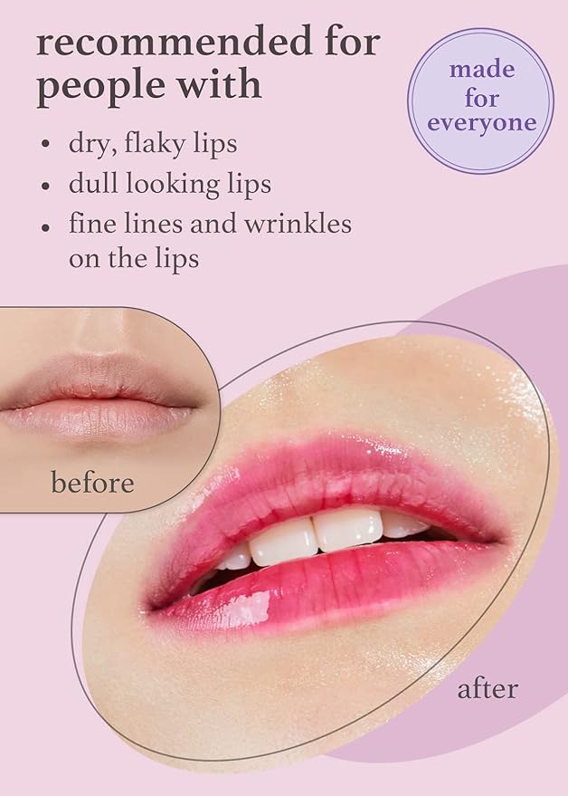 NOONI Korean Vegan Lip Oil - Applewine, 0.12 Fl. Oz. + Korean Lip Oil - Applefig, 0.12 Fl. Oz. Bundle