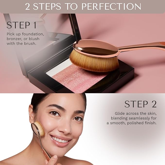 Artis Elite Oval Brush 7 - Black, 1 Pc Makeup Brush