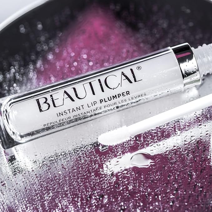 Instant Lip Plumper, Hydrating Lip Serum with Hyaluronic Acid, Guarana & Horse Chestnut Extract, Non-Sticky Moisturizing Lip Plumping Gloss, Anti-Aging Lip Care, 5ml