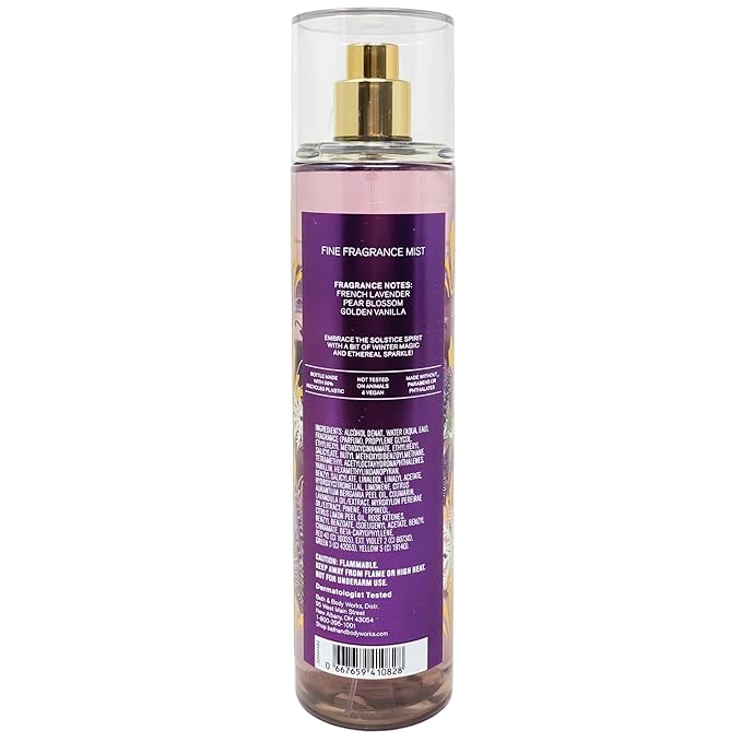 Bath & Body Works Moonlight Goddess 2 Pack Fragrance Mist Bundle with a Lavender Dream Bar Soap