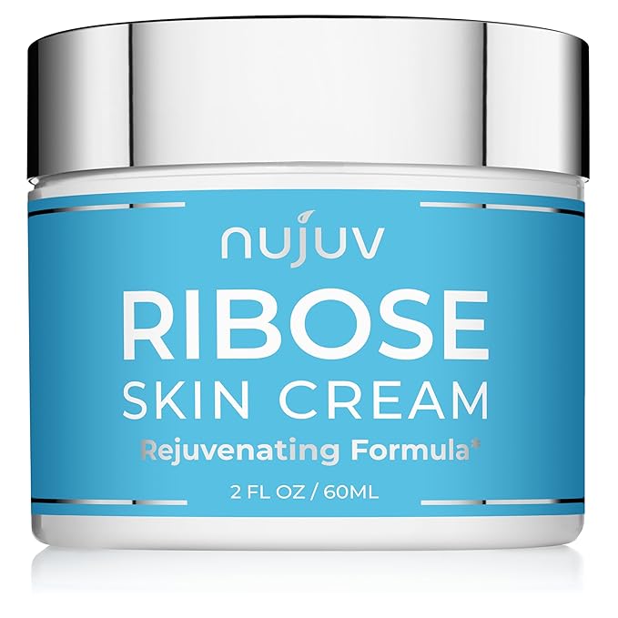 Ribose Anti-Aging Cream - Ribose Sugar for Skin - Rejuvenating Formula with D-Ribose, Hyaluronic Acid, and Vitamin E + B5 - Firming & Lifting Moisturizer - Made in USA - Day & Night - 2 oz