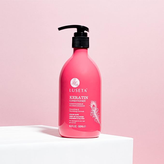 Luseta Keratin Conditioner Hydrating and Nourishing, Hydrating for Dry Damaged Hair, 16.9 Fl Oz