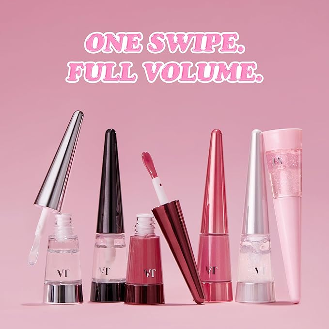 VT COSMETICS Reedle Shot Lip Plumper in Rose Berry, Hydrating Plumping Lip Gloss, High Shine Finish, Infused with Jojoba Oil & Hyaluronic Acid, Korean Beauty Makeup, 0.15 oz.
