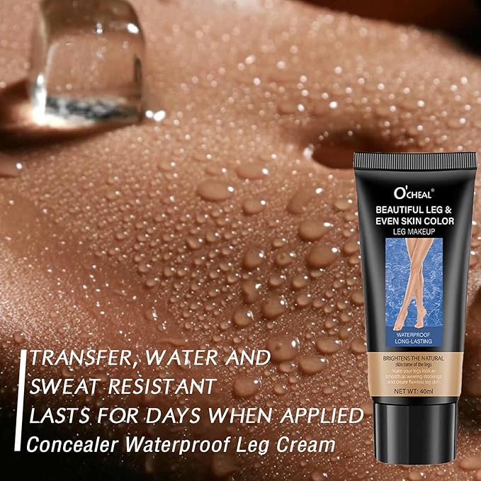 2 Pcs Body Lotion Coverage,Concealer Leg Cream,Tattoo Cover up Tape Moisturizer Leg Makeup Waterproof no Transfer Even Skin Tone Flawless Looking Leg and Body Makeup Foundation(Medium Golw#2 * 2)