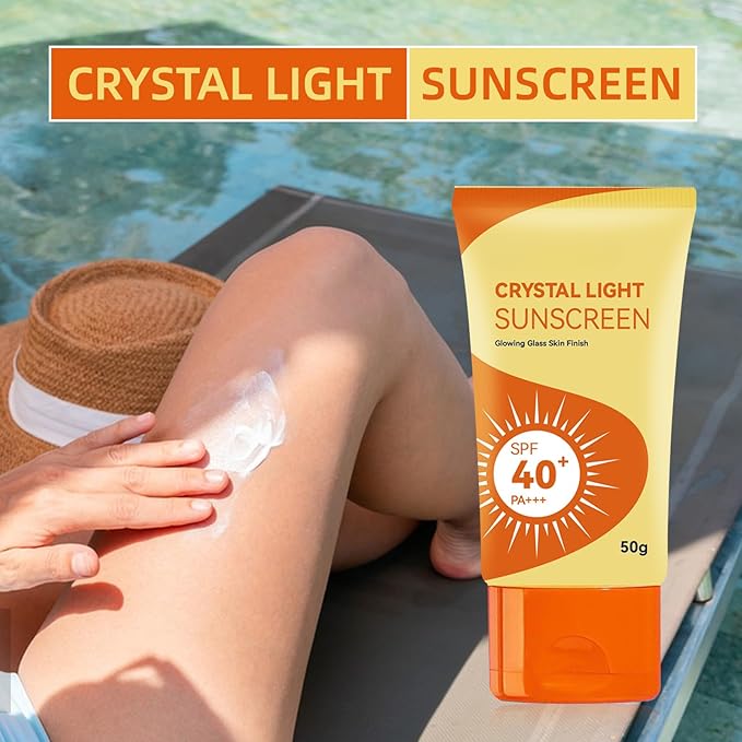 Sunscreen SPF 40+ PA+++ (2 Pack) – No White Cast, Lightweight Facial Sunscreen for All Skin Ton (2PCS)