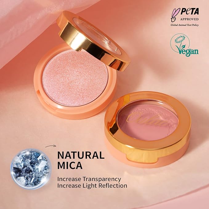 Oulac Baby Pink Blush Makeup| Highly Pigmented Cream Blush| Natural Matte Finish| Shape & Highlight Face| Cruelty-Free Vegan blush 4.8g