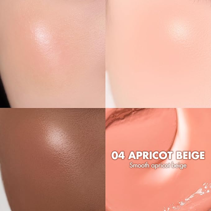 rom&nd JUICY ROLL CHEEK 04 Apricot Beige | K-Beauty Liquid Blush for Natural Dewy Glow | Long-Lasting, Non-Greasy Finish | Easy Roll-On Applicator