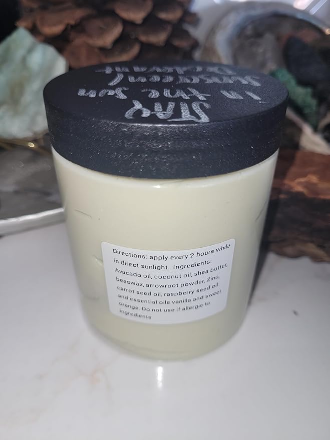 Natural Organic Sunscreen and Deodorant, Handmade