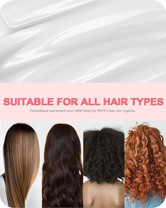 4-In-1 Styling Cream, Hair Styling Cream for Slick Back, Anti Frizz Hair Products for Smooth & Soft, Add Shine Curl Defining, Non-greasy for Curly, Frizzy, Dry, Travel Size