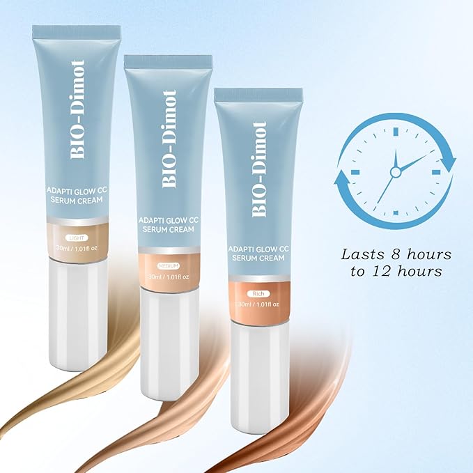 CC Serum Cream – Color Correcting & Hydrating Formula for Radiant Skin – Available in Light, Medium, and Rich – 30ml / 1.01 fl oz(medium)