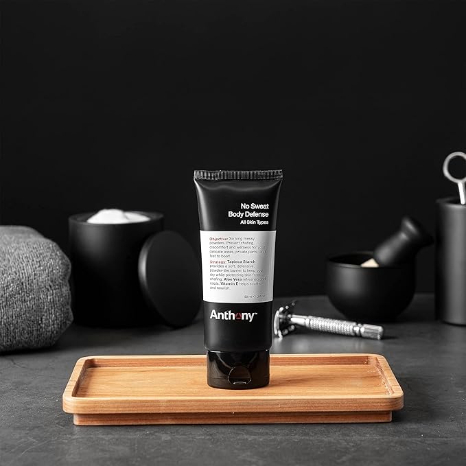 Anthony Sun Essentials Duo, Day Cream SPF 30 Men’s Face Moisturizer with Sunscreen and No Sweat Body Defense Deodorant