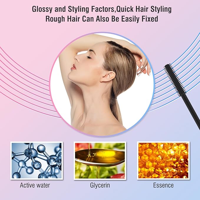 Hair Finishing Stick 2 Pack for Small Broken Hair Cream/Gel for Women Naturally Refreshing, Non-Greasy and Non-Sticky