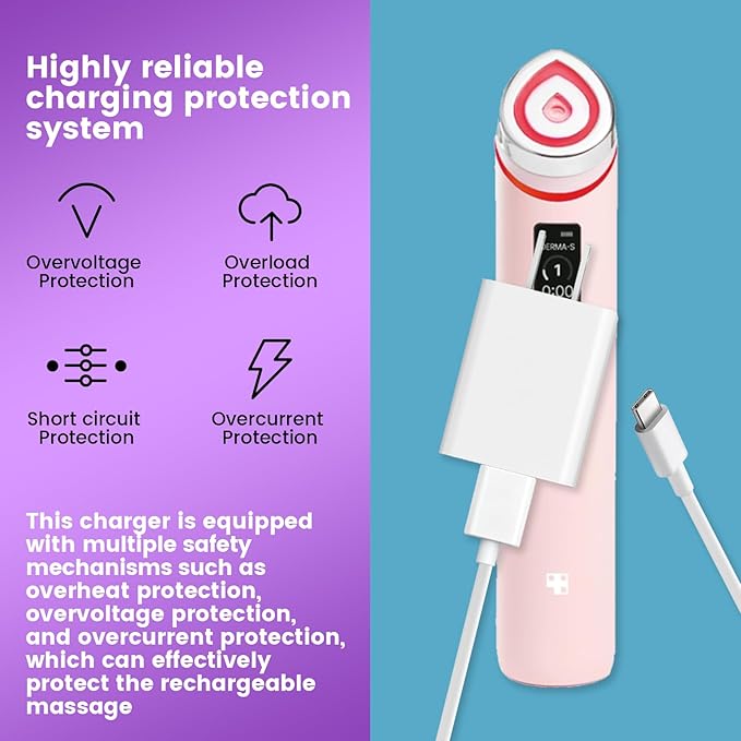 Charger Compatible with Medicube Age-R Booster Pro Replacement Power Adapter USB Charger Cord for Booster Pro Face Device