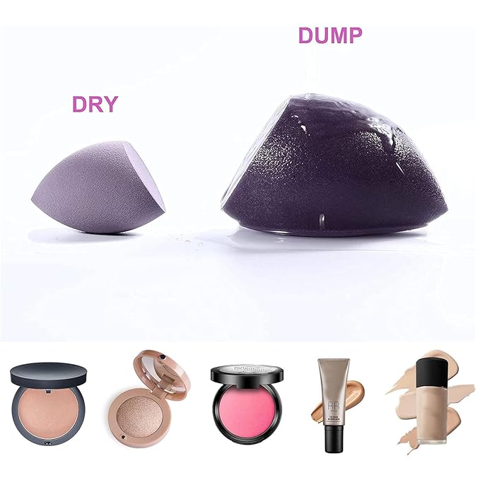 XMOSNZ Makeup Brushes 15pcs Make up Brushes Crystal Handle Highlighter Makeup Foundation Makeup Make Up Brush Sets Eyebrow Brush Professional with 4 Makeup Sponge