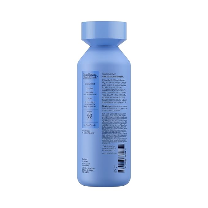 Eva NYC Hyaluronic Acid Hydrating Conditioner - Adds Moisture, Softness and Shine - Deep Conditioner for Dry Hair - 48 Hour Hydration - Restore Moisture for All Hair Types - Jasmine Scent - 10 fl oz