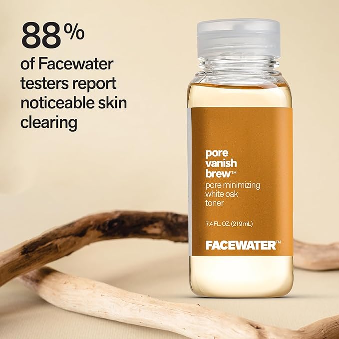 Facewater Pore Vanish Brew Pore Minimizing White Oak Toner