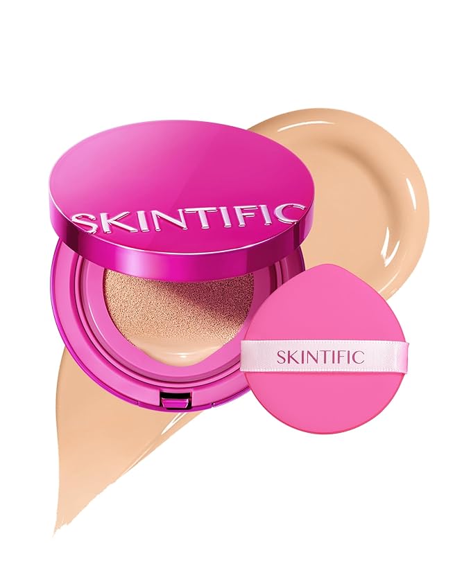 Cover Glow Perfect Cushion Foundation – Natural Radiant Finish, Medium-to-High Buildable Coverage, Hydrating Peptide Complex, Lightweight for Dry & Combination Skin,#02 Ivory