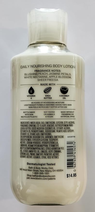 Bath and Body Works Pretty as a Peach Shower Gel and Body Lotion