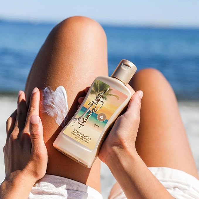Panama Jack Sunscreen Tanning Lotion - SPF 4, PABA, Paraben, Gluten & Cruelty Free, Antioxidant Moisturizing Formula, 6 FL OZ (Pack of 2)