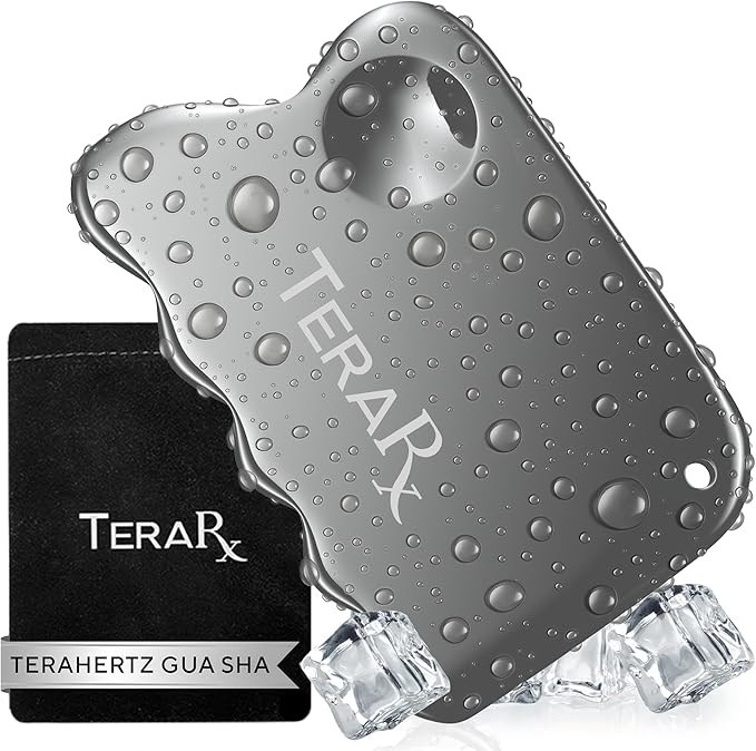 TeraRX® Terahertz Stone Gua Sha & Massage Tools – Authentic Terahertz Tools for Lymphatic Drainage, Tension Relief, and Facial Relaxation (Body Gua Sha)