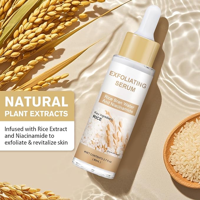 Peel Shot Glow Rice Ampoule Duo – Peel Shot Serums with White Rice Extract, BHA, Niacinamide & Hyaluronic Acid – Exfoliating, Moisturizing, Blackhead Remover & Pore Refining (White)