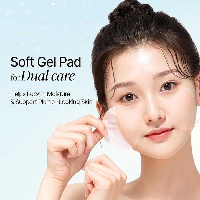 I.st Collagen VC Bounce Pad, Makeup Ready Toner Pads, Vitamin Pore Refining Korean Skin Care Toner for Face, Daily Hydrating Soft Round Gel Mask for Sensitive Skin, Gifts for Women, 70 Count
