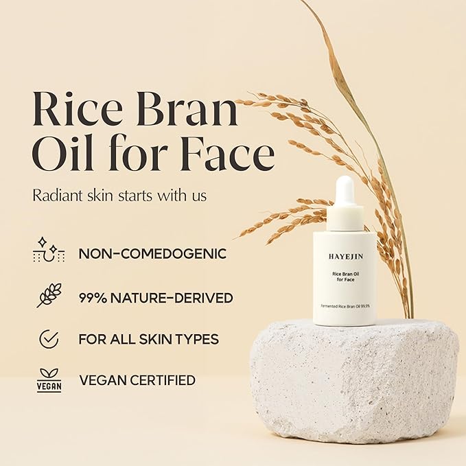 HAYEJIN RiceFila™ Oil Toner for face (5.07 fl oz) + Moisturizing Cream (1.69 fl oz) + Rice Bran Oil Serum for Face (1.01 fl oz) - HAYEJIN RiceFila Complete Skincare Bundle – Toner, Serum, and