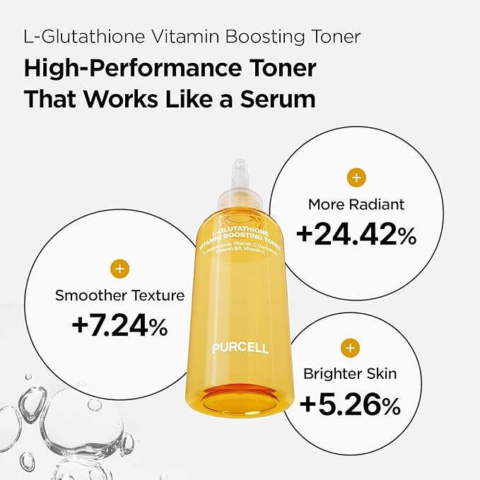 L-Glutathione Vitamin Boosting Toner infused with Niacinamide, Vitamin C, Glutathione & Tocopherol | Uneven & Dull Skin, Anti-Pigmentation Korean Skincare(5.07 fl oz / 150 ml)