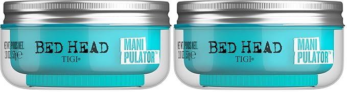 Bed Head TIGI Manipulator Texturizing Putty, Firm Hold Styling Putty for Short to Medium Hair, 2.01 oz (Pack of 2)