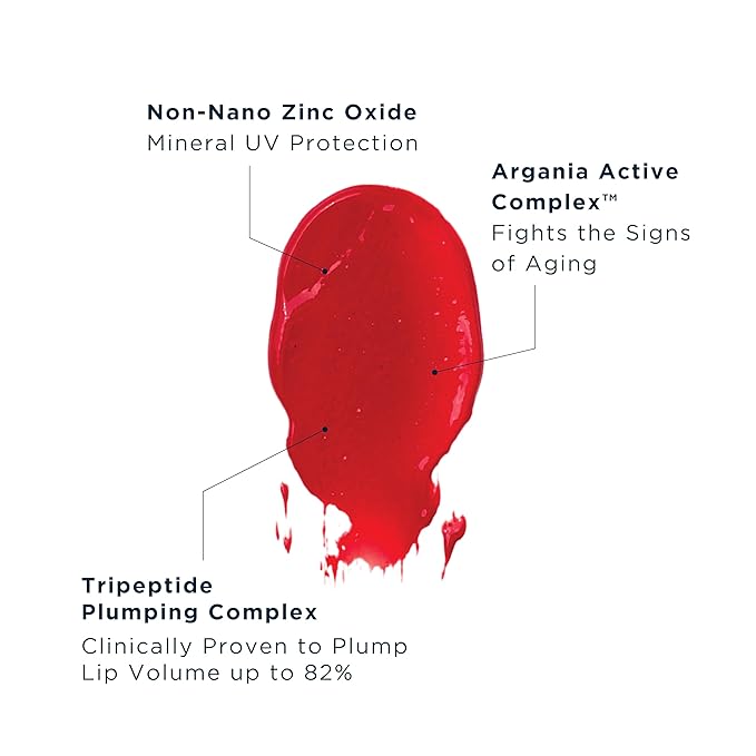 FRÉ Plump Me Peptide Lip Tint SPF 30 (Moncaco) – 4-in-1 Plumping & Hydrating Mineral SPF 30 Lip Tint with 100% Non-Nano Zinc Oxide, Clean, Vegan Lip Care