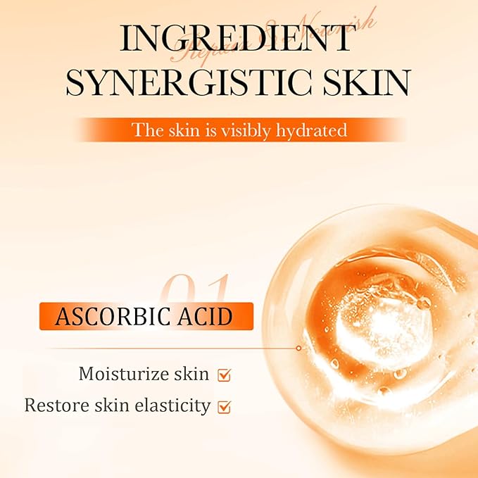 5X Vitamin C & Niacinamide Moisturizer with Hyaluronic Acid - Brightening & Glow Cream for Dark Spots, Hydrating Face Cream 50g, TikTok Favorite Gift for Women