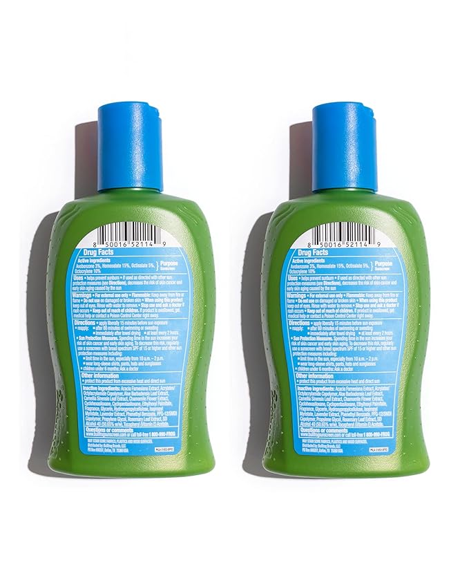 Bullfrog Quik Gel Sunscreen SPF 50 | Oxybenzone & Octinoxate Free | Broad Spectrum Moisturizing UVA/UVB, 5oz, 2 pack