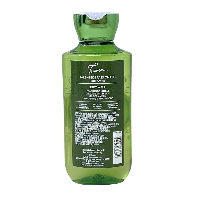 Bath & Body Works Limited Edition Princess Collection Tiana 2 Pack Body Wash Set - with a Wild Jasmine Bar Soap - Full Size
