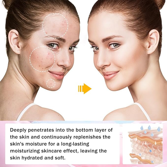8PCS Sakura Skin Care Set with Cleanser,Serum,Toner,Face Cream,Eye Cream and Facial Sheet Masks,Hydrating Travel Size Skincare Gift Set,Moisturizing Facial Kit for Women