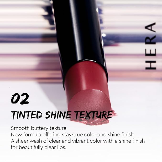 HERA Sensual Tinted Shine Stick 3.5g #297 ORANGE SCOTCH | 12HR Long-lasting Lipstick, Sheer & Buildable Lip Tint Stain, Hydrating Formula with Vitamin E, Smooth Finish and Luxurious Korean Makeup