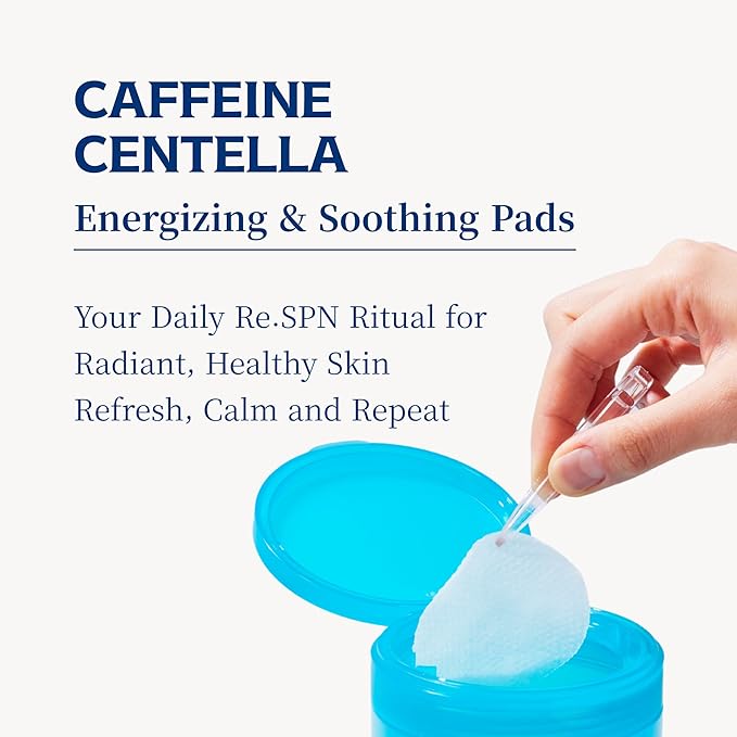 Re.SPN PHA Succinic Acid Calming Toner Pads + Re.SPN Peptide Firming Roller Eye Serum
