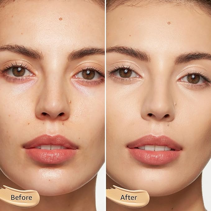 CC Cream for Older Women, Self Adjusting for Mature Skin Reducing Face Makeup for a Glowing Complexion, Moisturizing Concealer Brighten (Buff Beige, 3.21 Ounce (Pack of 1))