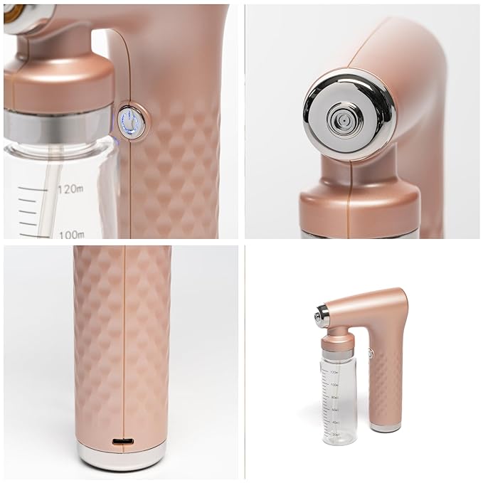 ICON Portable Self Tan Spray Tan Machine Airbrush with Naked Sun Honey Water Sunless Solution and Tanning Lotion Mitt