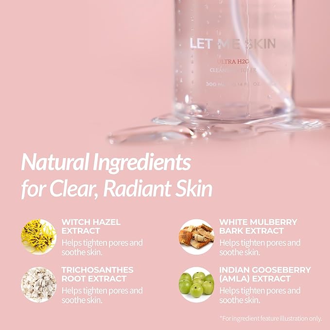 Ultra H2O Cleansing Toner Cleansing Water 300mL 10.1 Fl Oz
