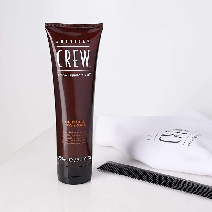 American Crew Men's Hair Gel, Light Hold with Low Shine, 8.4 Fl Oz