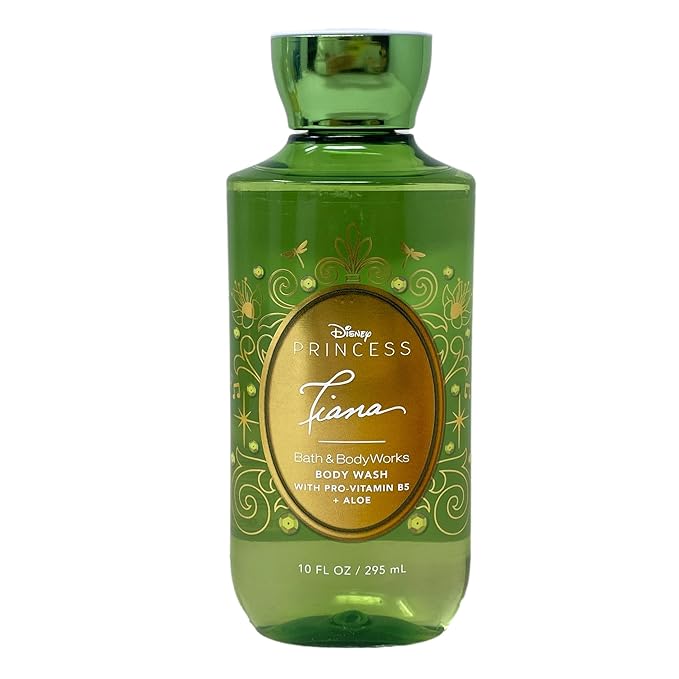 Bath & Body Works Limited Edition Princess Collection Tiana 2 Pack Body Wash Set - with a Wild Jasmine Bar Soap - Full Size
