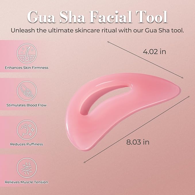 Premium Body Gua sha for Deep Tissue Massage Gua Sha for Lymphatic Drainage & Cellulite – Ergonomic Body Contouring Scraper for Face, Back, Legs