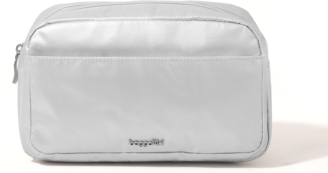 Pocket Cosmetic with Brush Organization - Lightweight 9.4”x5.5”x3.5” Makeup Bag - Travel Essentials Makeup Organizer
