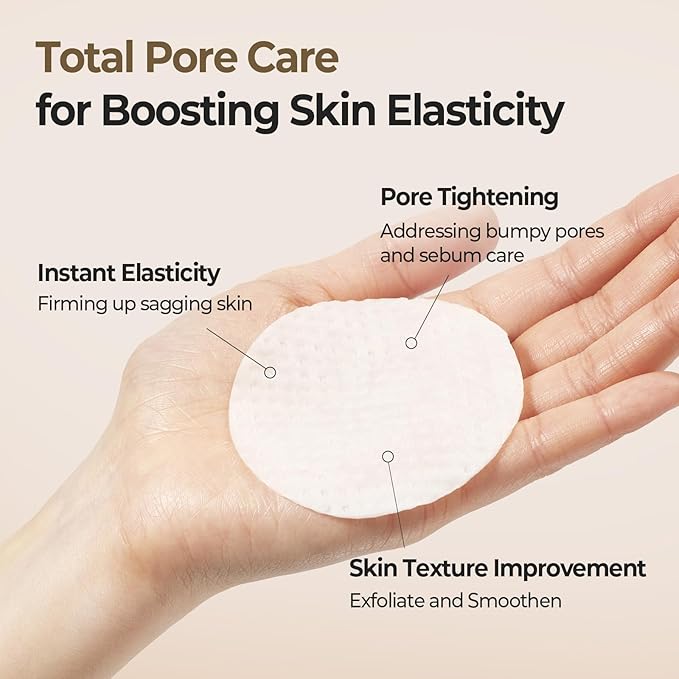 SKINFOOD Acorn Pore Peptide and Carrot Carotene Calming Water Toner, Pore Tightening, Deep Hydration, Moisturizing for Irritated & Sensitive Skin, Carrot (60pads) & Acorn (60pads)