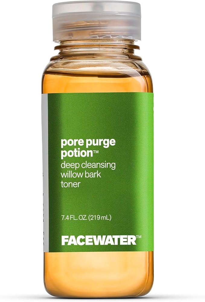Facewater Pore Purge Potion Deep Cleansing Willow Bark Toner