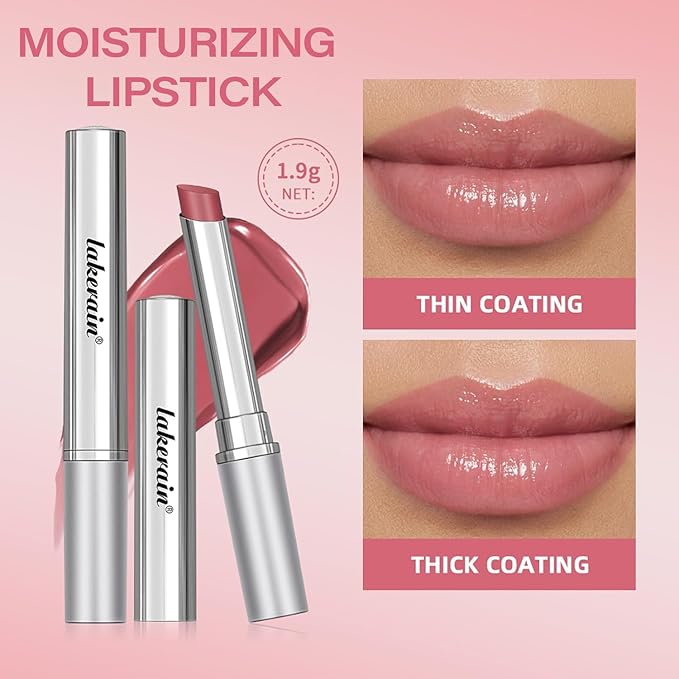 WEEMAY Honey Noir Pink Honey Lip Gloss, Deep Moisturizing Tinted Lip Balm, Nourishing Lipstick, Pink Lip Gloss, Hydrating Lipgloss for All Skin Tones